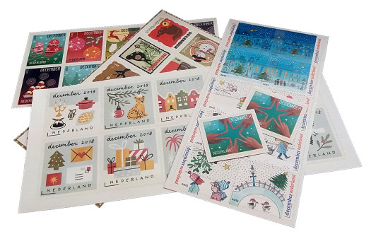 Goudkope kerstzegels van Postzegelsmetkorting